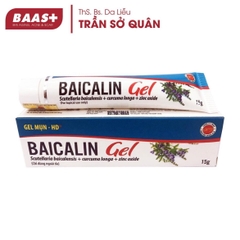 Gel Trị Mụn Giảm Viêm - BAICALIN GEL (15g)