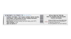Thuốc Mỡ Bôi Da Trị Eczema - IMMULIMUS 0.03% (10g)