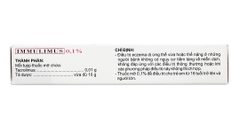Thuốc Mỡ Bôi Da Trị Eczema - IMMULIMUS 0.1% (10g)
