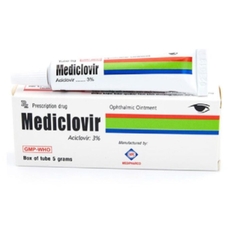 Kem Điều Trị Viêm Giác Mạc Do Virus Herpes Simplex - MEDICLOVIR (5g)