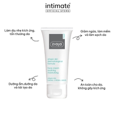 ZIAJA Kem Dưỡng Ẩm Phục Hồi Da - MED ATOPIC SKIN DERMATOLOGICAL FORMULA FACE CREAM SOOTHING MOISTURISING (50ml)