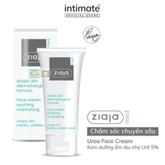 ZIAJA Kem Dưỡng Ẩm Phục Hồi Da - MED ATOPIC SKIN DERMATOLOGICAL FORMULA FACE CREAM SOOTHING MOISTURISING (50ml)