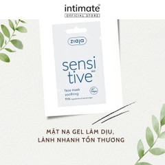 ZIAJA Gói Mặt Nạ Gel Làm Dịu Lành Nhanh Tổn Thương Ngoài Da An Toàn Dịu Nhẹ - SENSITIVE SKIN FACE MASK SOOTHING (7ml)