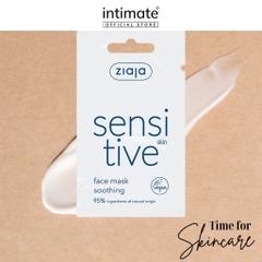 ZIAJA Gói Mặt Nạ Gel Làm Dịu Lành Nhanh Tổn Thương Ngoài Da An Toàn Dịu Nhẹ - SENSITIVE SKIN FACE MASK SOOTHING (7ml)