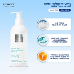ZIAJA Nhũ Tương Dưỡng Ẩm Dành Cho Da Khô Dày Sừng - MED ATOPIC SKIN DERMATOLOGICAL FORMULA BODY LOTION NOURISHING (400ml)