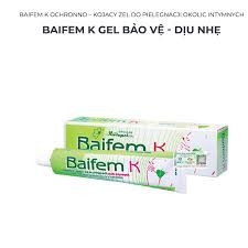 Gel Dưỡng Ẩm Hoàng Cầm, Bảo vệ, Dịu Nhẹ, Da Cơ Địa, Chàm Sữa, Mẩn Ngứa - BAIFEM K OCHRONNO-KOJACY ZEL DO PIELEGNACJI OKOLIC INTYMNYCH (15g)