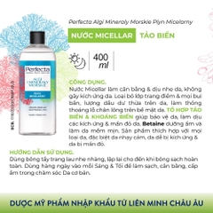 PERFECTA Tẩy Trang Tảo Biển - ALGI MINERALY MORSKIE PLYN MICELARNY (400ml/200ml)