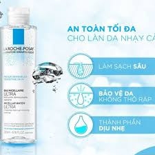 LAROCHE-POSAY Nước Tẩy Trang Sạch Sâu Dành Cho Da Nhạy Cảm - MICELLAR WATER ULTRA SENSITIVE SKIN (200ml/400ml)