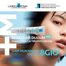 LAROCHE-POSAY Kem Dưỡng Giảm Mụn Nhanh Sau 8H - EFFACLAR DUO+ M (7,5ml/40ml)