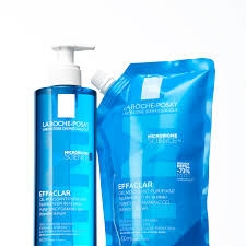 LAROCHE-POSAY Gel Rửa Mặt Tạo Bọt Làm Sạch & Giảm Nhờn Cho Da Dầu Nhạy Cảm - EFFACLAR FOAMING GEL REFILL (400ml)