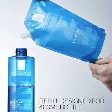 LAROCHE-POSAY Gel Rửa Mặt Tạo Bọt Làm Sạch & Giảm Nhờn Cho Da Dầu Nhạy Cảm - EFFACLAR FOAMING GEL REFILL (400ml)