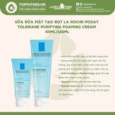 LAROCHE-POSAY Sữa Rửa Mặt Tạo Bọt Làm Sạch Dịu Nhẹ - TOLERIANE PURIFYING FOAMING CREAM (50ml/125ml)