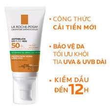 LAROCHE-POSAY Kem Chống Nắng Kiềm Dầu - ANTHELIOS UVMUNE 400 OIL CONTROL GEL CREAM (50ml)