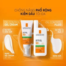 LAROCHE-POSAY Sữa Chống Nắng Dành Cho Da Dầu Mụn - ANTHELIOS UVMUNE 400 OIL CONTROL FLUID (50ml)