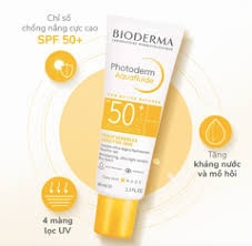 BIODERMA Kem Chống Nắng Dưỡng Ẩm Cho Mọi Loại Da - PHOTODERM AQUAFLUIDE SPF50+ (40ml)