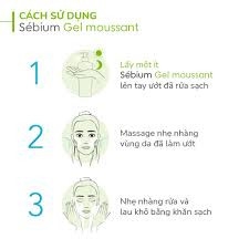 BIODERMA Gel Rửa Mặt Dành Cho Da Dầu & Hỗn Hợp - SEBIUM GEL MOUSSANT TUBE (45ml/100ml/200ml)