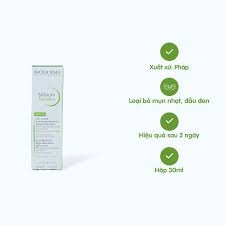 BIODERMA Kem Dưỡng Giảm Mụn Ngừa Thâm - SÉBIUM KERATO+ (30ml)