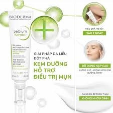 BIODERMA Kem Dưỡng Giảm Mụn Ngừa Thâm - SÉBIUM KERATO+ (30ml)