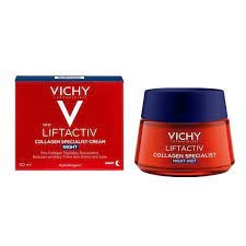 VICHY  Kem Dưỡng Ẩm Cung Cấp Nước Dang Gel, Giúp Da Trông Mịn Màng, Tươi Sáng - LIFTACTIV COLLAGEN SPECIALIST NIGHT (50ml)