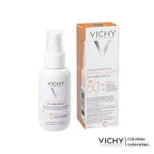 VICHY Gel Chống Nắng Giúp Ngăn Ngừa, Giảm Thâm Nám và Giảm Nếp Nhăn - CAPITAL SOLEIL UV-AGE DAILY ANTI PHOTO-AGEING WATER FLUID (50ml)