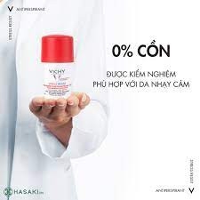 VICHY Lăn Khử Mùi Giúp Khô Thoáng Vùng Da Dưới Cánh Tay 72h - DÉTRANSPIRANT INTENSIF 72H TRANSPIRATION EXCESSIVE (50ml)