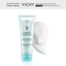 VICHY Sữa Rửa Mặt Tạo Bọt Chống Ô Nhiễm - PURETÉ THERMALE HYDRATING AND CLEANSING FOAMING CREAM (125ml)