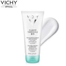VICHY Sữa Rửa Mặt Tẩy Trang 3 Tác Dụng Dành Cho Da Thường, Da Hỗn Hợp Và Da Nhạy Cảm - PURETÉ THERMALE 3IN1 ONE STEP CLEANSER SENSITIVE SKIN AND EYES (200ml)
