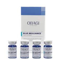OBAGI Bộ Serum PEEL Da Tại Nhà - CLINICAL BLUE BRILLIANCE TRIPLE ACID PEEL CONTENTS : FOUR VIALS - KIT (8ml)