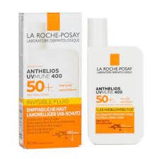 LAROCHE-POSAY Kem Chống Nắng Mỏng Nhẹ Lâu Trôi Giúp Bảo Vệ Da Tối Ưu Khỏi Tia UVA Dài - ANTHELIOS UVMUNE 400 INVISIBLE FLUID (50ml)