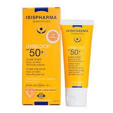 ISISPHARMA Kem Chống Nắng Dành Cho Da Nhạy Cảm Màu Da/Sáng - UVEBLOCK SPF50+ FLUID (40ml)