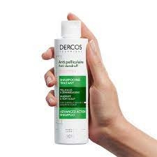 VICHY Dầu Gội Giảm Gàu Cho Da Đầu Nhạy Cảm - DERCOS TECHNIQUE ANTI -DANDRUFF DS ADVANCED ACTION SHAMPOO FF & ITCHY SCALP NORMAL TO OILY HAIR (200ml)