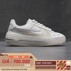 2HAND Nike Air Force 1 PLT.AF.ORM White DJ9946 100 SIZE 39 PVN11694