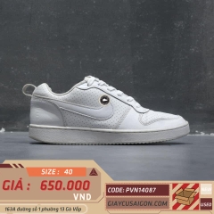 Giày 2hand Nike Court Borough Low 'Triple White' 838937-111 SIZE 40 pvn14087
