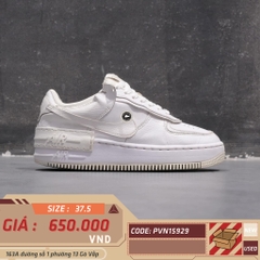Giày 2hand Nike Air Force 1 Shadow 'Triple White' CI0919-100 SIZE 37.5