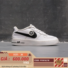 Giày 2hand Air Force 1 LV8 GS 'White Black' - 820438 108 SIZE 36 pvn16218