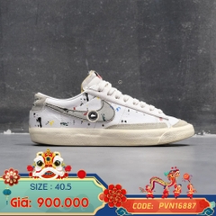Giày 2hand Blazer Low '77 'Paint Splatter' DJ1517-100 SIZE 40.5 pvn16887