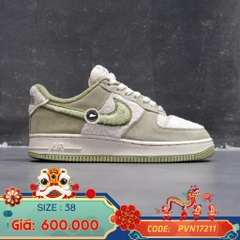 Giày 2hand Air Force 1 'Fleece Honeydew' FB1872-030 SIZE 38 pvn17211