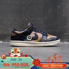 Giày 2hand DUNK LOW GRAFFITI NAVY - DM1051 400 SIZE 36 pvn17184