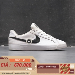 Giày 2hand Court Royale AC 'White Black' BQ4222-103 SIZE 41 pvn17395