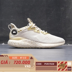 GIÀY 2HAND Alphabounce 1 Burner 'Chalk White' FW1237 SIZE 41 1/3  PVN17658