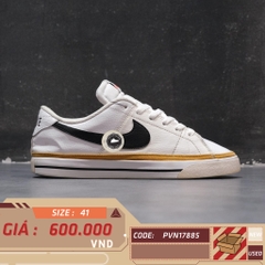 NIKE COURT LEGACY 'WHITE DESERT OCHRE' CU4150-102 SIZE 41 - GIÀY 2HAND CHÍNH HÃNG PVN17885