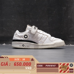 ADIDAS FORUM LOW WHITE BLACK GZ0813 SIZE 38 - GIÀY 2HAND CHÍNH HÃNG