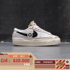 GIÀY NIKE BLAZER LOW PLATFORM DJ0292-101 SIZE 36.5 - GIÀY 2HAND CHÍNH HÃNG