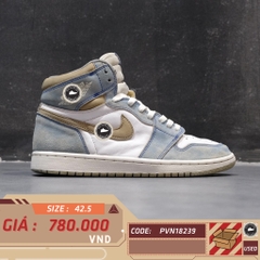 GIÀY NIKE AIR JORDAN 1 RETRO HIGH OG 'HYPER ROYAL' 555088-402 SIZE 42.5 - GIÀY 2HAND CHÍNH HÃNG