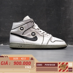 GIÀY NIKE AIR JORDAN 1 MID 'WHITE CEMENT' 554724-115 SIZE 42.5 – GIÀY 2HAND CHÍNH HÃNG