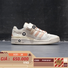 GIÀY ADIDAS ORIGINALS FORUM LOW 'WHITE LIGHT BROWN DARK BROWN' GV8345 SIZE 38 – GIÀY 2HAND CHÍNH HÃNG