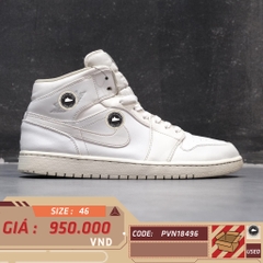 NIKE AIR JORDAN 1 MID 554724 104 SIZE 46 - GIÀY 2HAND CHÍNH HÃNG