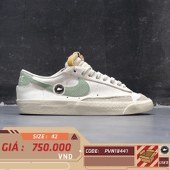 NIKE BLAZER LOW '77 PREMIUM 'CERTIFIED FRESH' DO9799-100 SIZE 42 - GIÀY 2HAND CHÍNH HÃNG