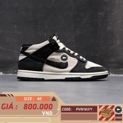 NIKE DUNK MID “CANVAS PANDA” – DV0830-102 – GIÀY 2HAND CHÍNH HÃNG