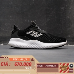 ADIDAS ALPHABOUNCE RC ‘CORE BLACK’ – B42652 SIZE 41 1/3 – GIÀY 2HAND CHÍNH HÃNG